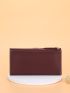 Button Decor Long Wallet