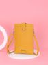 Letter Graphic Phone Wallet