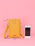 Letter Graphic Phone Wallet
