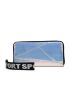 Holographic Letter Graphic Long Wallet