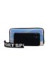 Holographic Letter Graphic Long Wallet