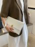 Metal Lock Flap Square Bag