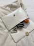 Metal Lock Flap Square Bag