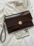 Minimalist Snap Button Square Bag