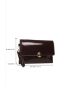 Minimalist Snap Button Square Bag