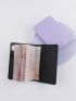 2pcs Metallic Slogan Graphic Passport Case