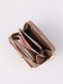 Snap Button Zip Around Small Wallet