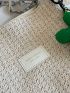 Letter Patch Decor Straw Bag Without Bag Charm