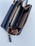 Stitch Detail Kiss Lock Phone Wallet