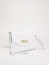 Chain Decor Flap Square Bag