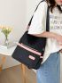 Quilted Zipper Front Functional Backpack