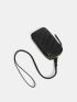 Minimalist Stitch Detail Neck Pouch