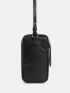 Minimalist Stitch Detail Neck Pouch