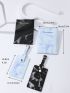 2pcs Letter Graphic Passport Cases And 2pcs Luggage Tags