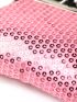 Sequin Decor Kiss Lock Coin Purse