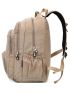 Letter Patch Decor Functional Backpack