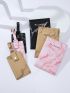 3pcs Letter Graphic Passport Cases And 3pcs Luggage Tags