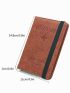 Plane & Letter Graphic Passport Case