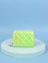 Quilted Zipper Around Coin Purse