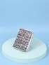 Plaid Pattern Zipper Around Coin Purse