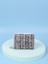 Plaid Pattern Zipper Around Coin Purse