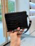 Crocodile Embossed Coin Purse