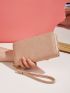 Minimalist Long Wallet With Wristlet