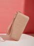 Minimalist Long Wallet With Wristlet