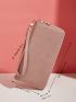 Minimalist Long Wallet With Wristlet