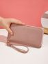 Minimalist Long Wallet With Wristlet
