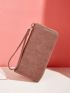 Minimalist Long Wallet With Wristlet