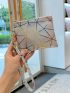 Geometric Pattern Coin Purse