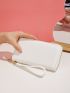 Minimalist Long Wallet With Wristlet