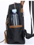 Pom Pom Decor Minimalist Functional Backpack