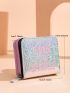 Cartoon Unicorn Pattern Holographic Card Holder