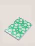 X Patishop Art Floral & Letter Graphic Passport Case