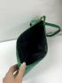 Chevron Tassel Decor Square Bag