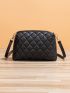 Minimalist Quilted Square Bag