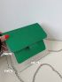 Mini Glitter Flap Chain Square Bag