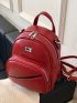 Metal Decor Colorblock Classic Backpack