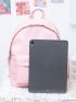 Letter Graphic Functional Backpack