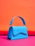 Minimalist Irregular Flap Square Bag