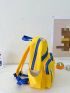 Letter Graphic Functional Backpack
