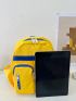 Letter Graphic Functional Backpack