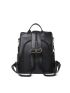 Minimalist Zipper Front Functional Backpack
