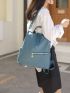 Minimalist Zipper Front Functional Backpack