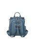 Minimalist Zipper Front Functional Backpack