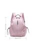 Minimalist Zipper Front Functional Backpack