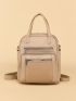 Minimalist Zip Front Functional Backpack