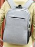 Letter Graphic Functional Backpack